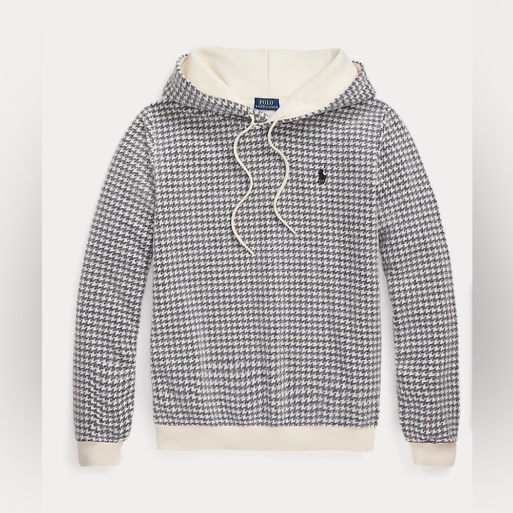 Ralph Lauren Cream and Gray Hoodie